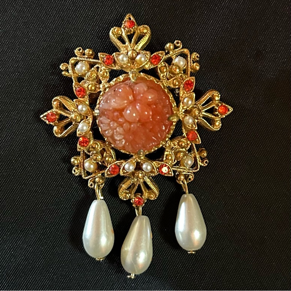 Vintage Rare Signed Florenza Brooch